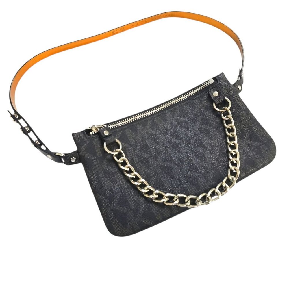 Michael Kors Chic Small Trendy Belt Bag Iconic MK Monogram | Crossbody or Waist